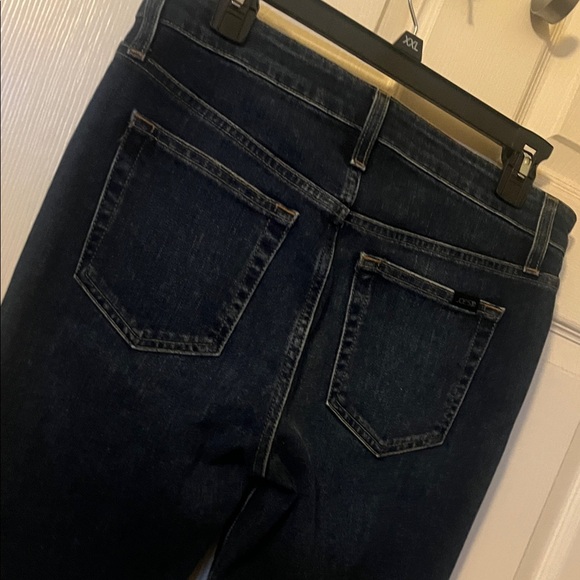 Joe's Jeans Women's High Rise Dark Blue Denim w/ Raw Hem - Picture 6 of 6